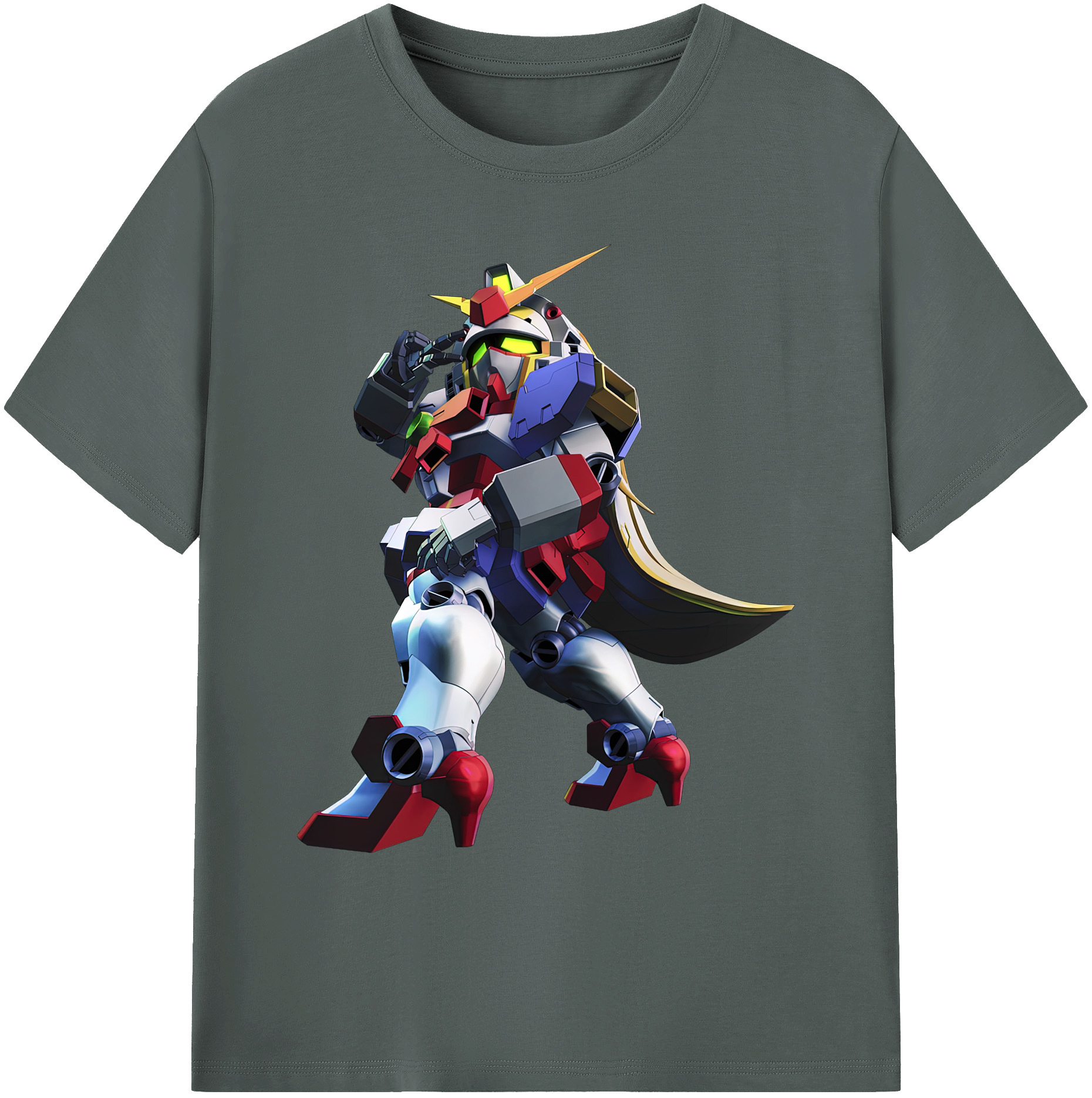 （画像用） 機動戦士ガンダム Mobile Suit Gundam 綿100％ メンズ半袖Tシャツ｜肌触りやわらか＆通気性
